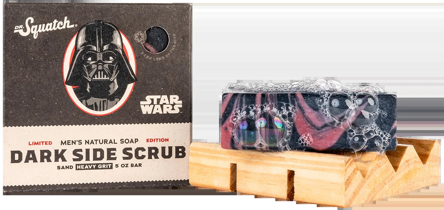 Dark Side Scrub Star Wars Natural Bar Soap for Men, 5 Oz