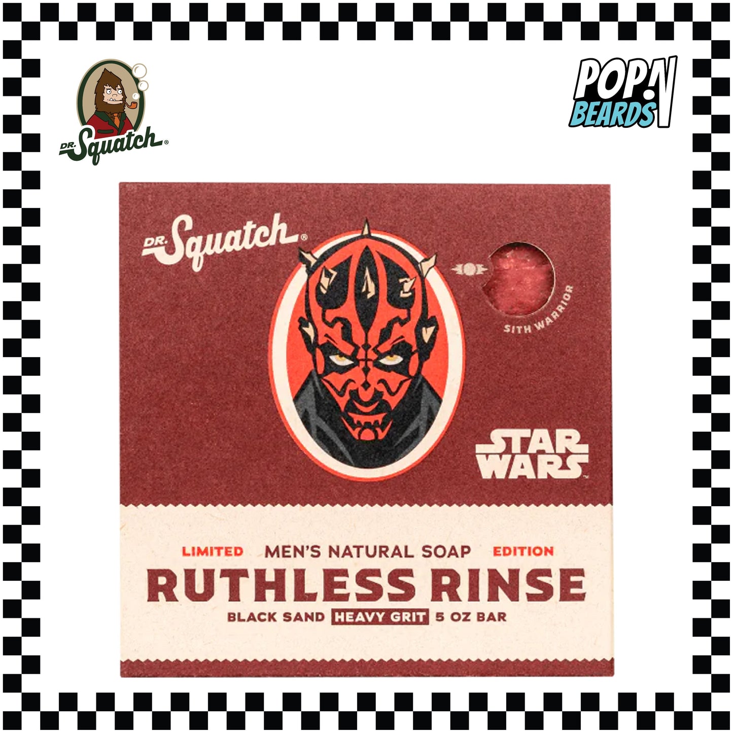 Ruthless Rinse Star Wars Natural Bar Soap for Men, 5 Oz