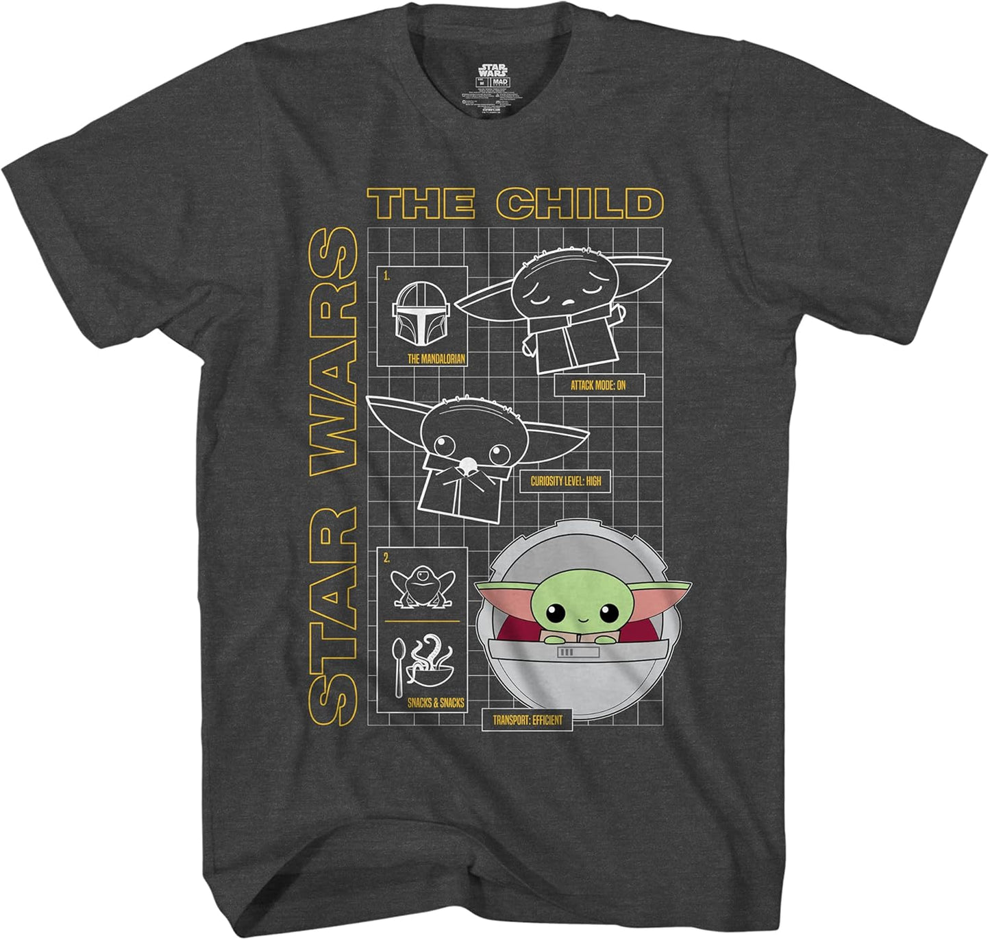 Star Wars the Mandalorian the Child Baby Yoda T-Shirt - Youth Shirt for Boys or Girls
