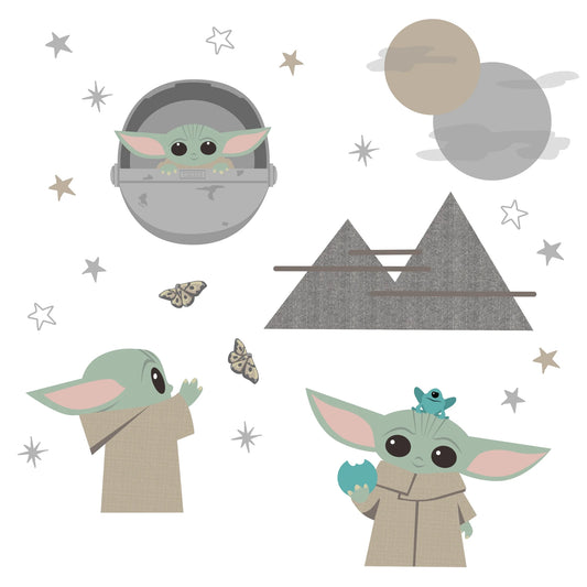 Star Wars the Mandalorian the Child/Baby Yoda Wall Decals