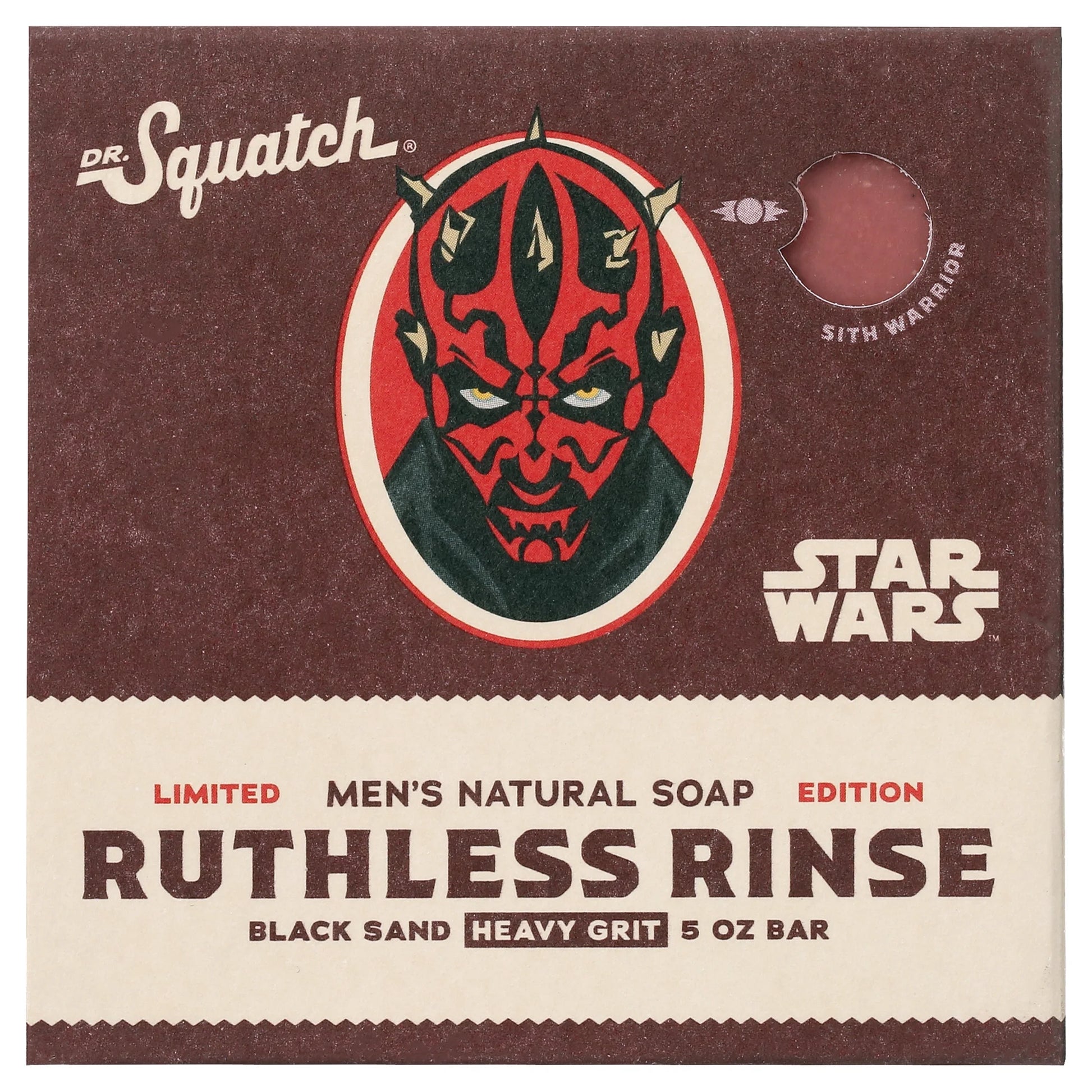 Ruthless Rinse Star Wars Natural Bar Soap for Men, 5 Oz