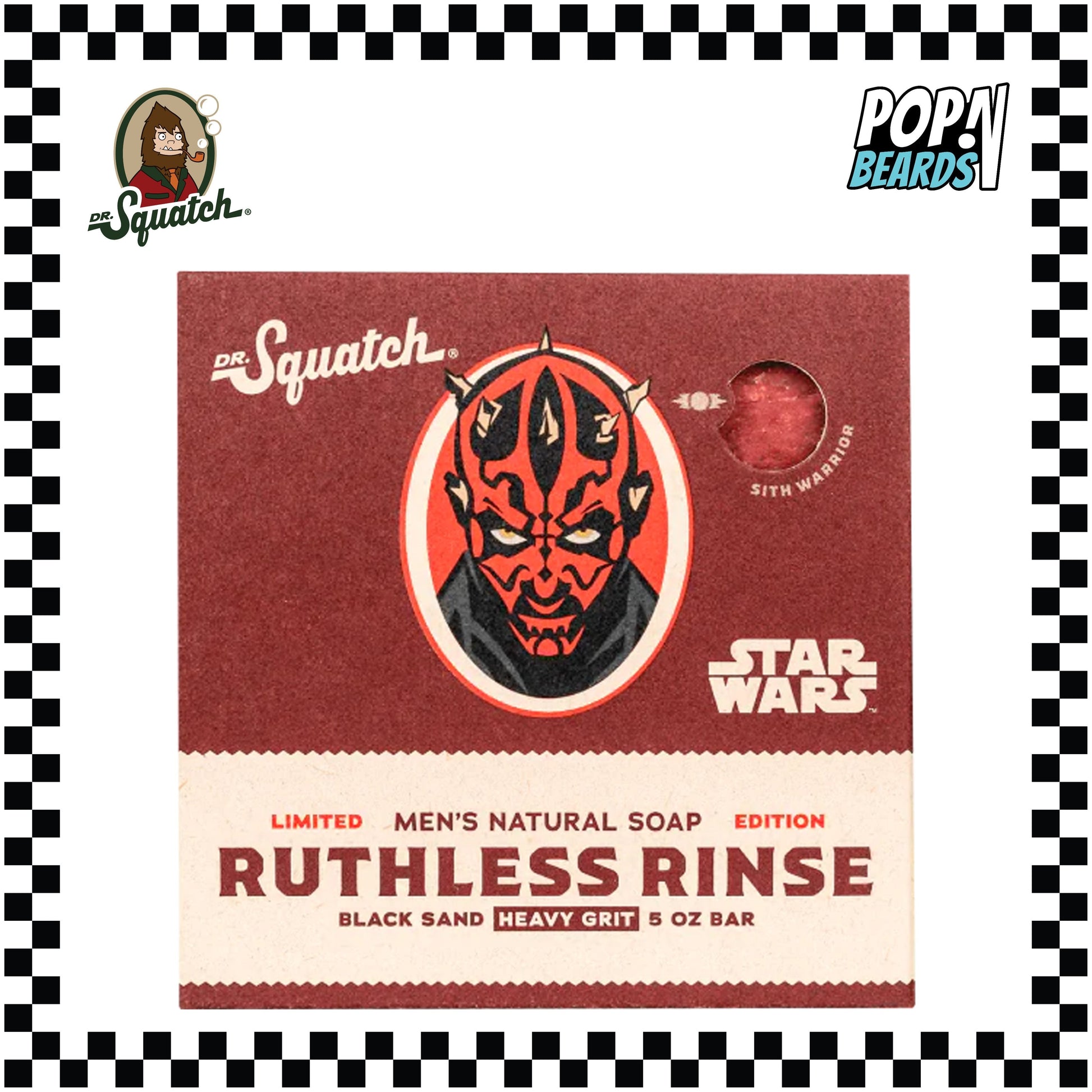 Ruthless Rinse Star Wars Natural Bar Soap for Men, 5 Oz