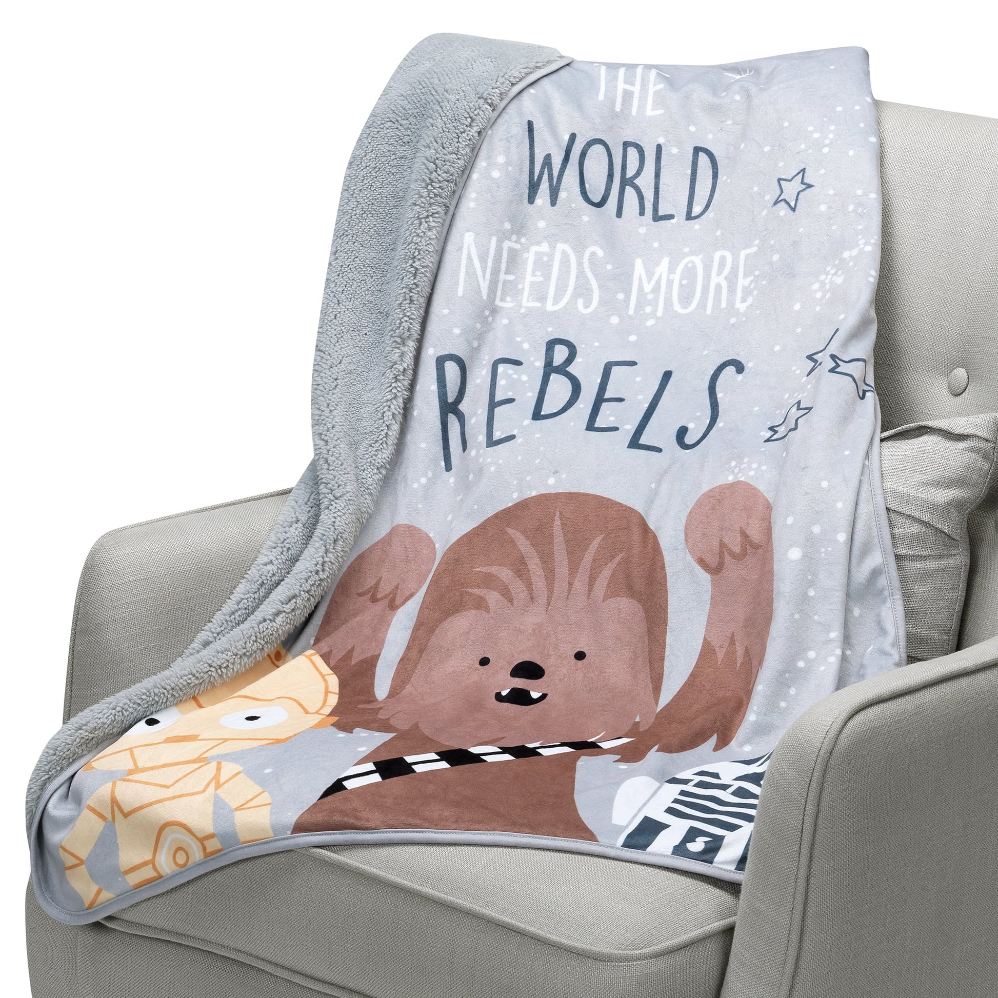 Star Wars Rebels Baby Blanket - Gray