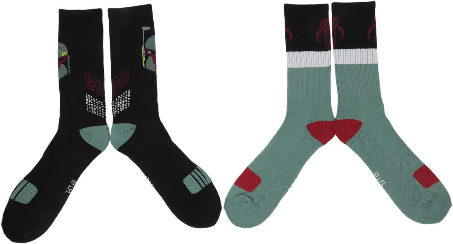 Star Wars Men'S 2 Pack Athletic Crew Socks