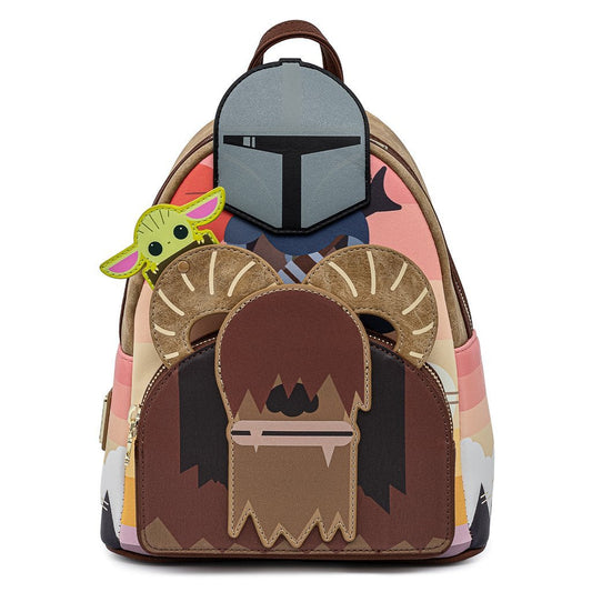 Star Wars The Mandalorian Grogu Bantha Cosplay Mini Backpack-0